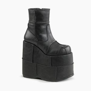 Demonia "Stack-201" Platform Ankle Boots